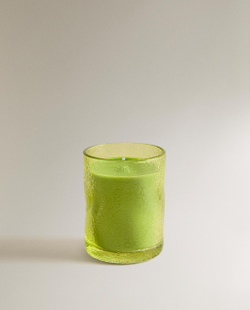 Zara Home Свеча ароматическая LIME & PEPPERMINT 155 г, растительный воск, аромат цитрусово-мятный свежий