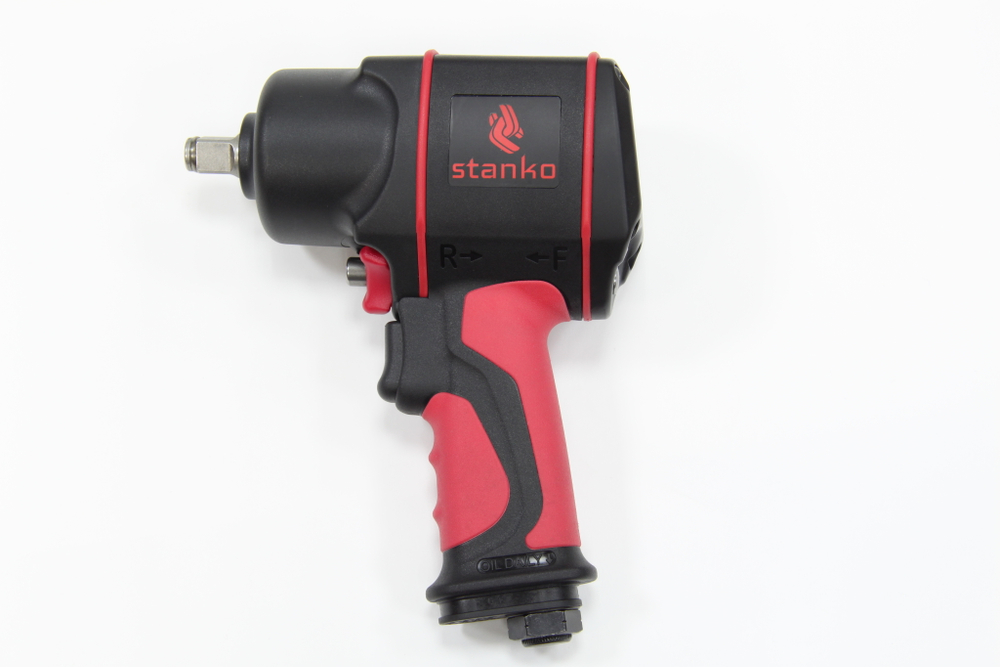 Композитный ударный пневматический гайковерт 1/2', 1220 Нм, SP121220, STANKO