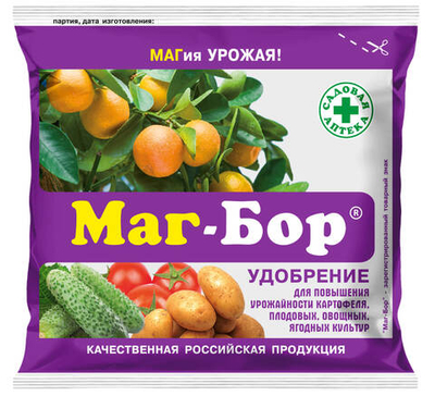 Удобрение МАГ БОР для лечения почвы, больных культур, ускорения прорастания 200 гр