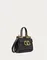 Средняя сумка с ручкой Valentino Rockstud Alcove из зернистой телячьей кожи черный