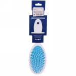 Расчёска массажная «Mon Possier - Весёлый Дед Мороз», цвет синий, 7,5*22,5см