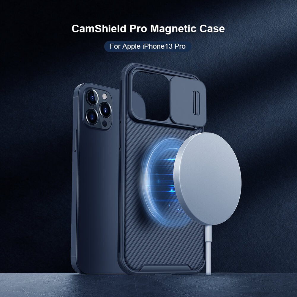 Чехол Magnetic Case Nillkin CamShield Pro с защитой камеры для iPhone 13 Pro