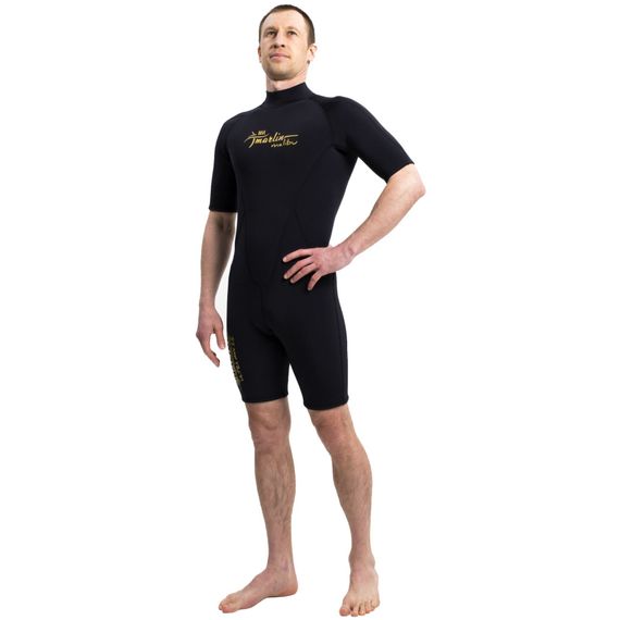 Гидрокостюм Marlin Malibu Ultra Shorty Man 2,5 мм Black/Gold