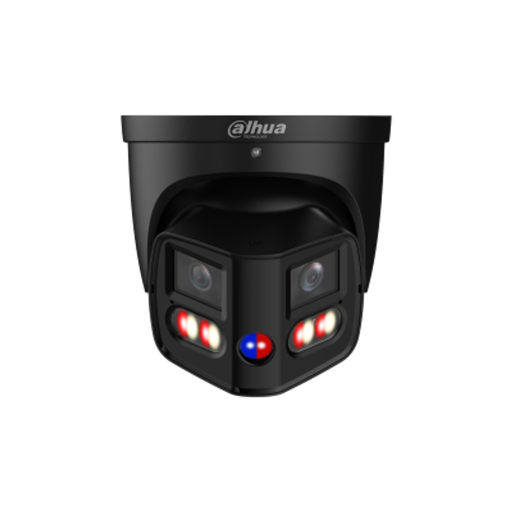 DH-IPC-PDW3859P-A180-E2-AS-PV-0280B Уличная купольная IP-видеокамера с ИИ и активным сдерживанием
