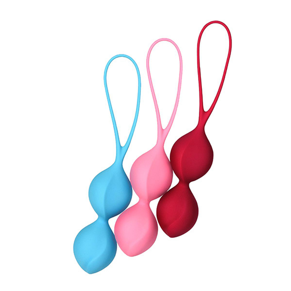 Набор из 3 двойных вагинальных шариков 3,5см Satisfyer V Balls J01511N