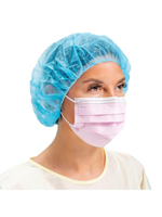 Шапочка-шарлотка Medicom Bouffant Caps, синяя, 100 шт