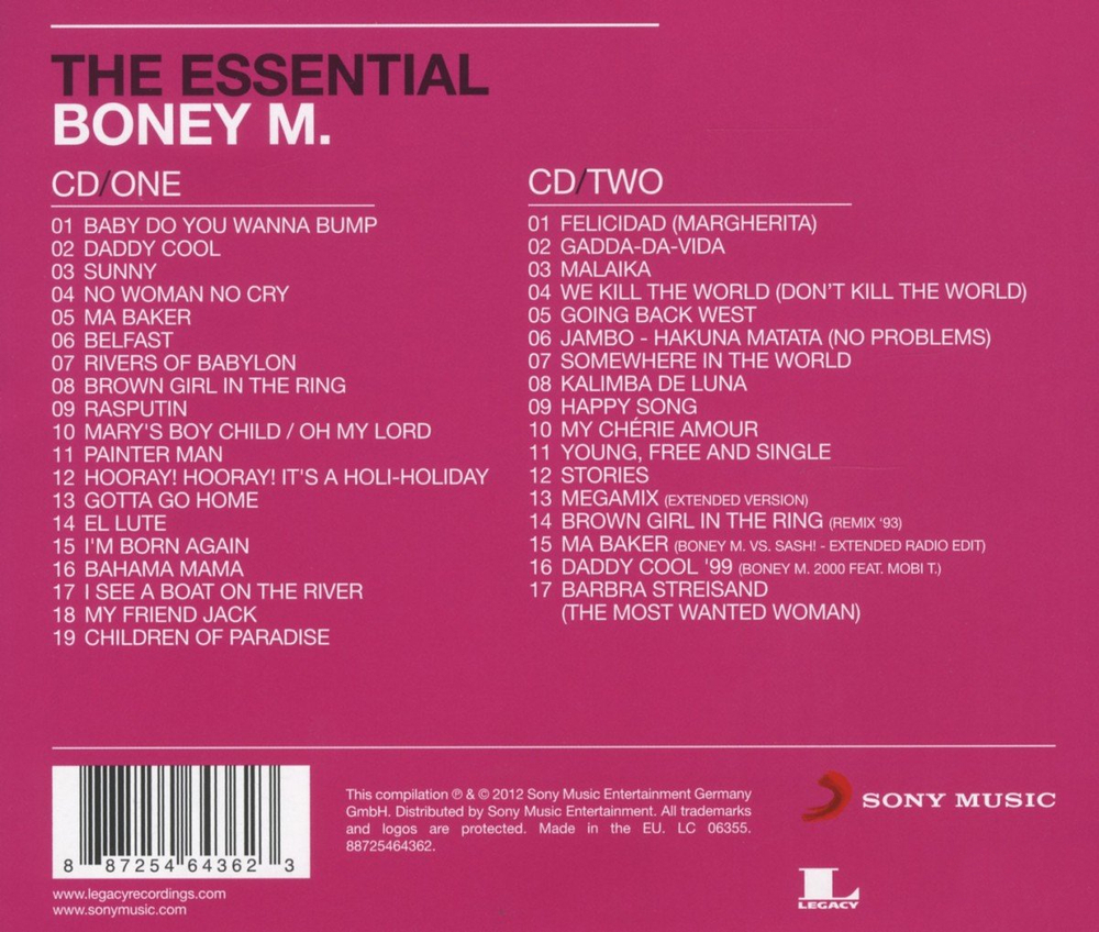 Boney M. / The Essential (2CD)