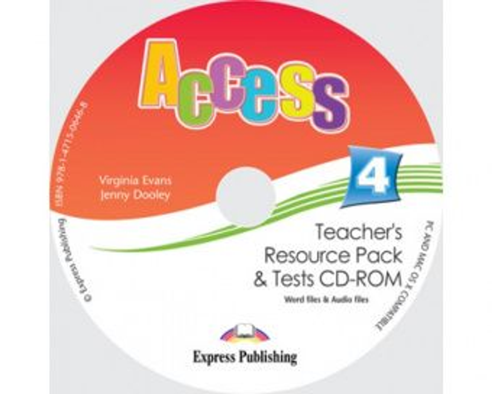 Access 4. Teacher&#39;s resource pack &amp; tests CD-ROM. CD-ROM для учителя к тестовым заданиям с дополнительными материалами