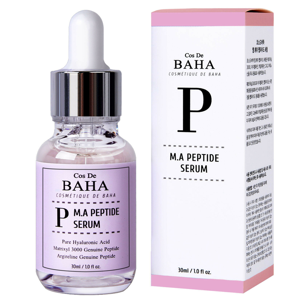 Сыворотка пептидная Cos De Baha Peptide Serum with Matrixyl 3000, Argireline, 30 мл