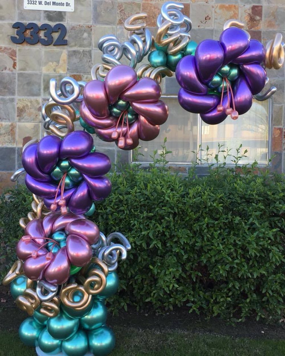 Шар (12"/30 см) Фиолетовый, хром 50 шт.