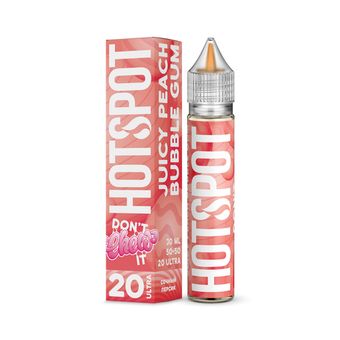 Жидкость HOTSPOT DONT Chew It Salt 2.0% Ultra 30 ml Juicy Peach Bubble Gum - Жвачка персиковая
