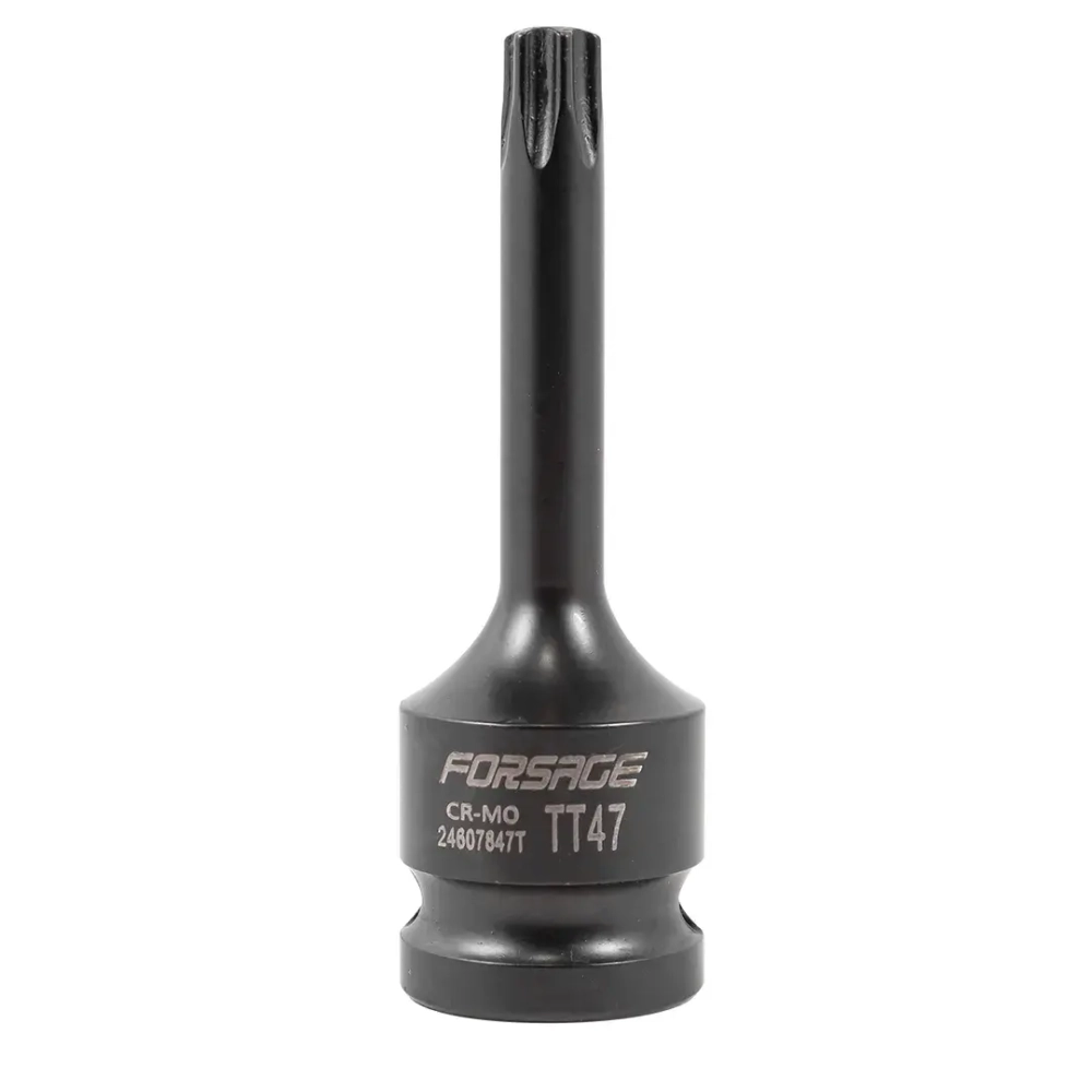 Головка-бита TORX ударная TH47 с отверстием, 1/2'' Forsage F-24607847T