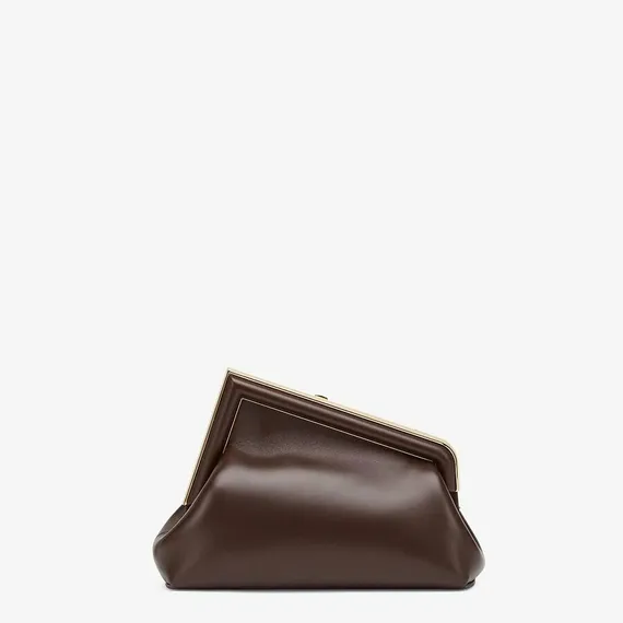 Сумка Fendi Fendi First маленькая темно-коричневый