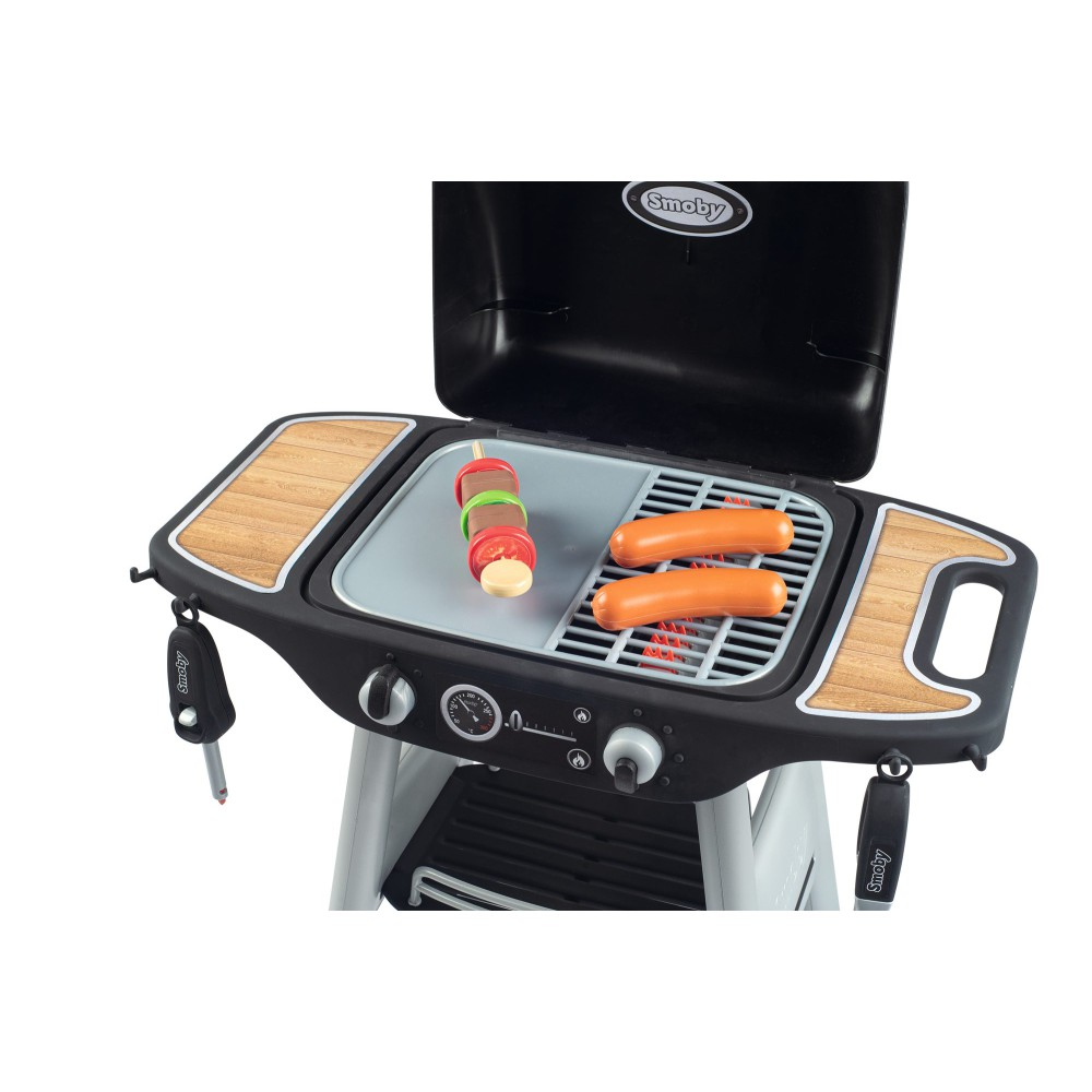 Детский гриль-барбекю Smoby 312001 с 18 аксессуарами для сюжетной игры от 3 лет — фото 9