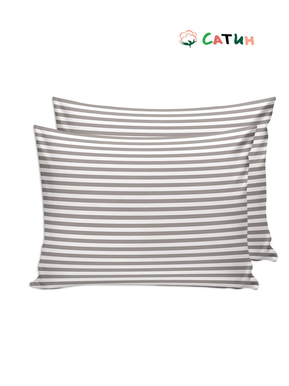 Постельное белье  сатин Milky Garden "Мэри (компаньон)" 1,5-сп  Наволочка 50x70 см 2 шт  Простынь  150x215 см  Пододеяльник 145x215 см