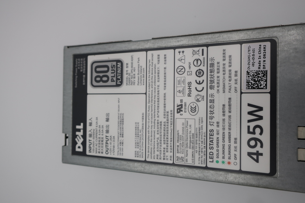 Блок питания dell 495W 0N24MJ