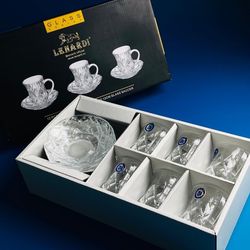 Lenardi 588-641 Чайный набор 12пр. 130мл в под.уп.(х8)Стекло