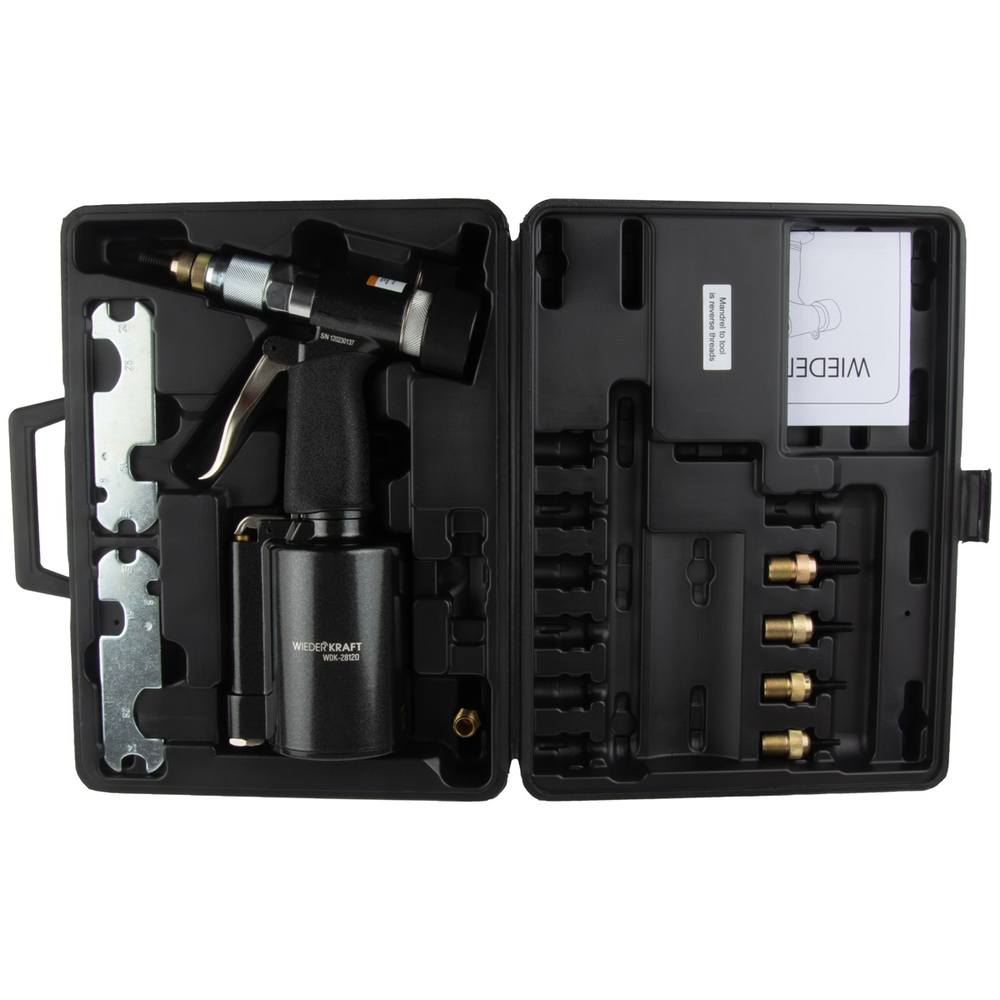 WDK-28120 Пневмогидравлический заклепочник M4, M5, M6, M8, M10, усилие 13000 Н