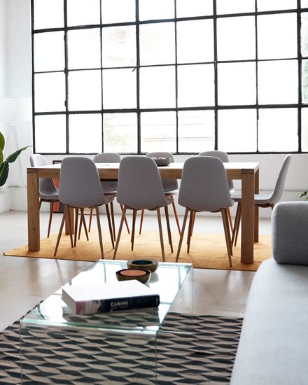 Обеденный стол Vivy 200(280)x100 дуб натуральный