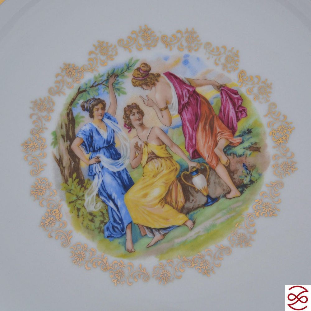 Блюдо круглое Repast Мадонна перламутр Мария-тереза 30 см