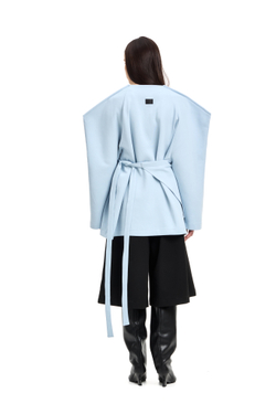 Свитшот с баской BAD GIRL Blue