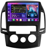 Магнитола для Hyundai i30 1 2007-2012 (кондиционер) - FarCar BM024M-2K монитор 9.5" 2K QLED на Android 14, TS10, 4+32Гб, CarPlay, 4G SIM-слот