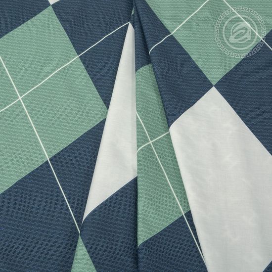 Семейный комплект постельного белья Фишер сатин