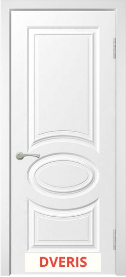 Межкомнатная дверь Виктория ПГ (Белая эмаль)