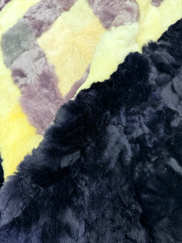 Меховой Коврик прикроватный накидка на кресло из овчины