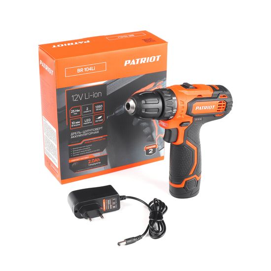 Аккумуляторный шуруповерт "PATRIOT" BR 104Li 180201412