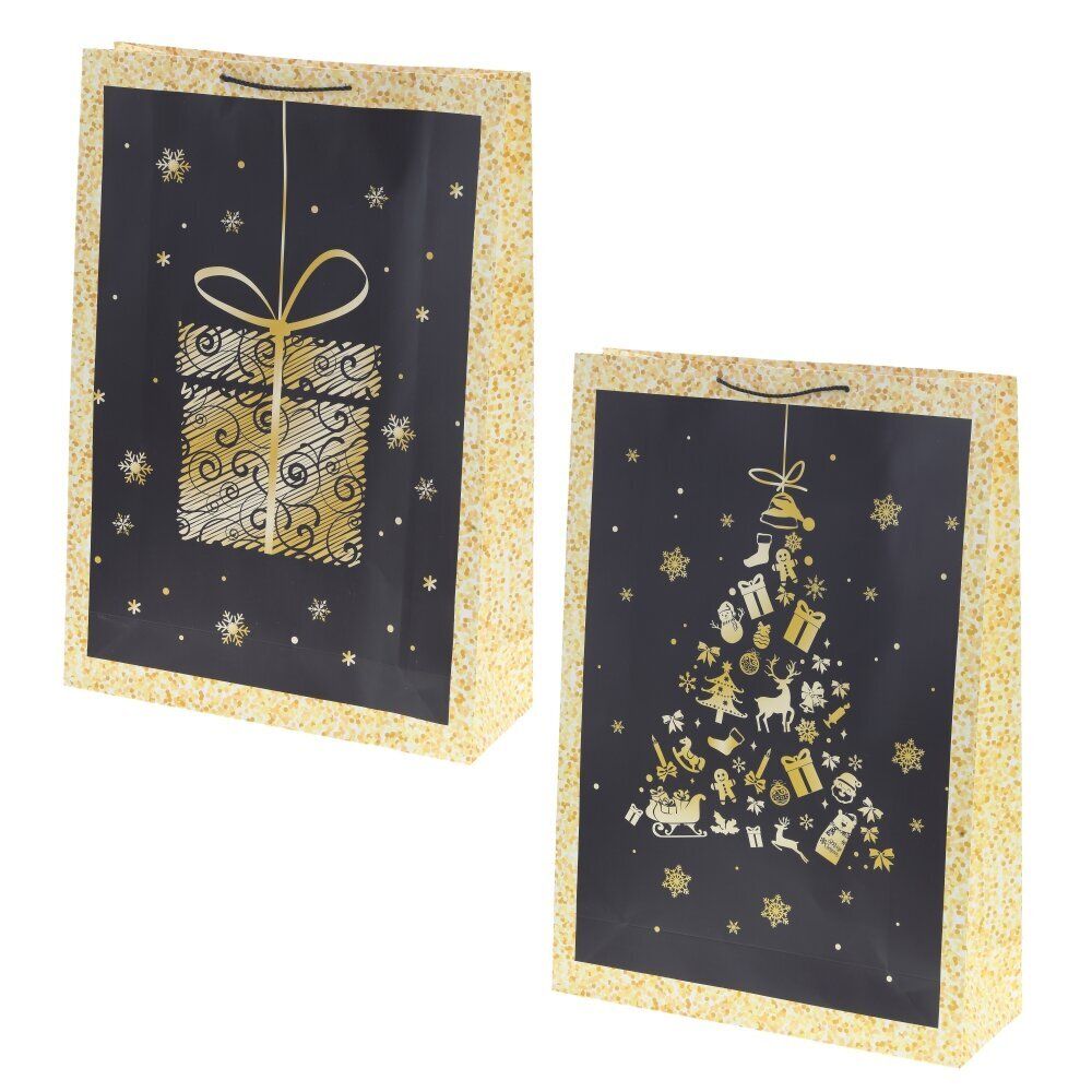 GAEM Пакет подарочный (бумага 210г/м2, блок 12шт), L50 W0,8 H72 см, 2в.