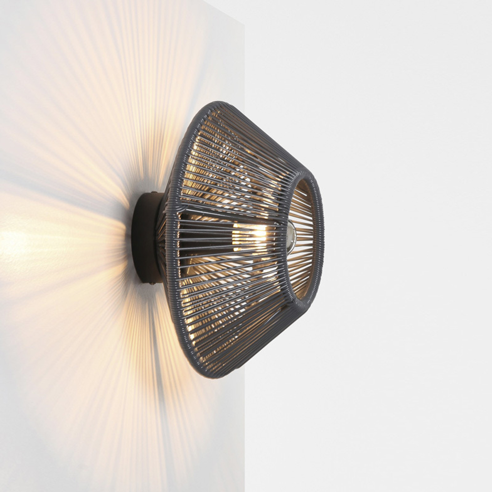 Wall design lamp Rotang  (Black)