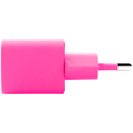 ttec SmartCharger GAN 20W PD Travel Fast Charger + USB-C - Lightning Cable 120cm, Neon Pink