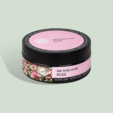 HOME SPA Cоляной скраб для тела "Роза"