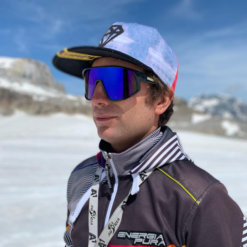 Спортивные очки OCEAN Killy Black / Revo Blue Polarized lenses