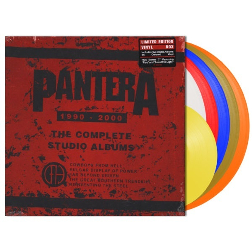 Pantera / The Complete Studio Albums 1990-2000 (Coloured Vinyl)(5LP+7" Vinyl Single)