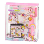 Штамп детский Basir с 3 сменными роликами и штемпельной подушкой, 9 см, серия "Единорог", ассорти