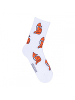 Носки медицинские мужские Babushka, "Лисички", белый, 41-45