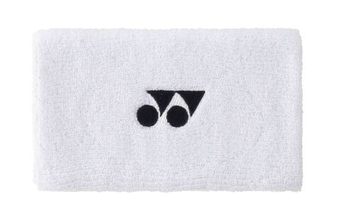 Напульсник теннисный Yonex Wide Wristband - белый