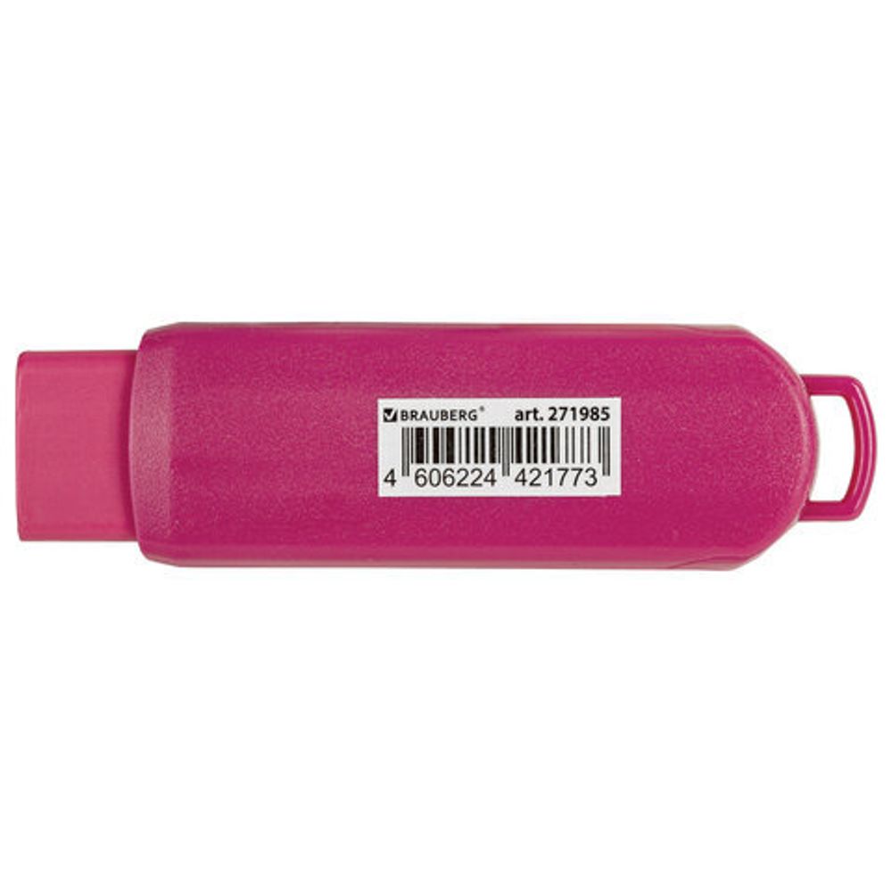 Ластик выдвижной BRAUBERG "Slider", 88х26х21 мм, яркие цвета корпуса ассорти, 271985