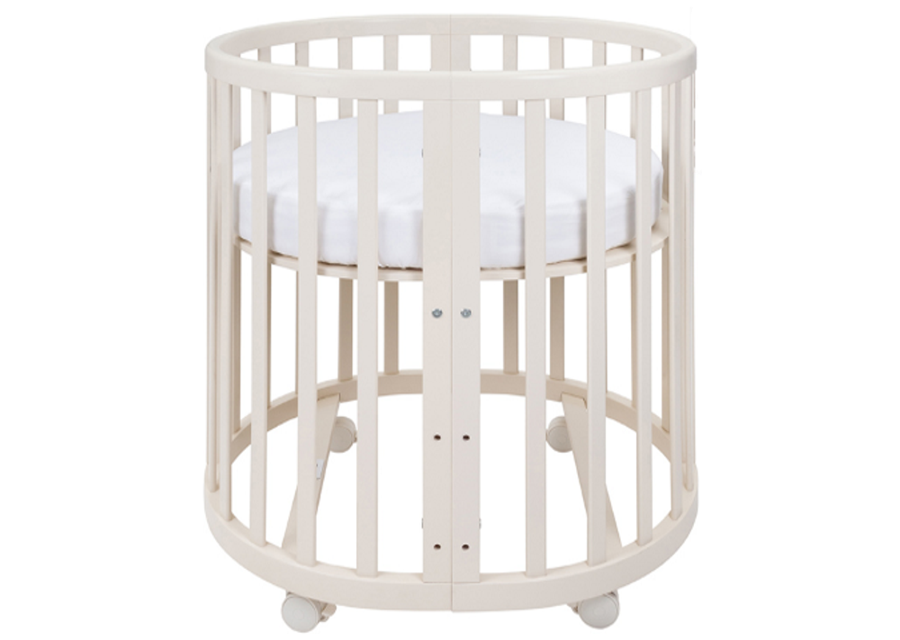 Кроватка-трансформер Ellipsebed (молочный)