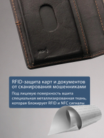 B240042R CASTANHO - Картхолдер с RFID защитой MP