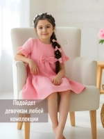 Платье муслиновое для девочки на лето
