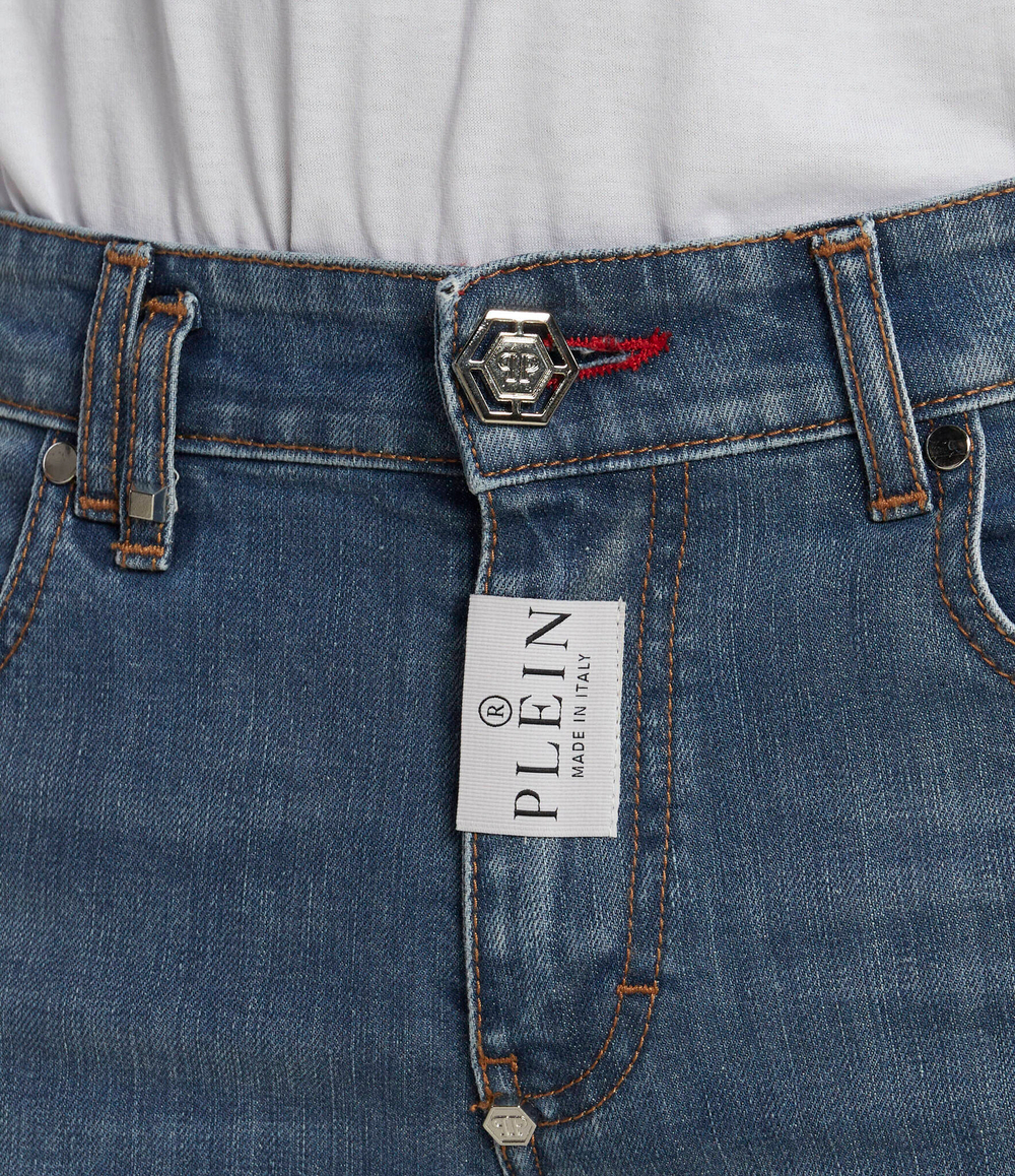 Джинсы Denim Trousers Philipp Plein - голубой(MDT3554 PDE004N)