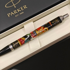 Коллекционная ручка шариковая Parker "Георгий Победоносец" с ручной росписью Палех