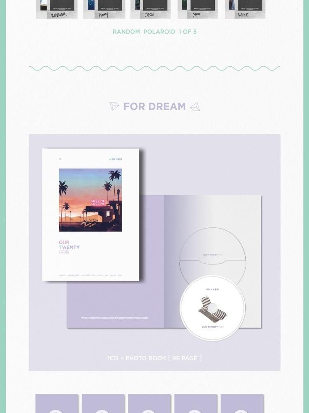 Альбом Winner - Our Twenty For Single Album 2 Version SET