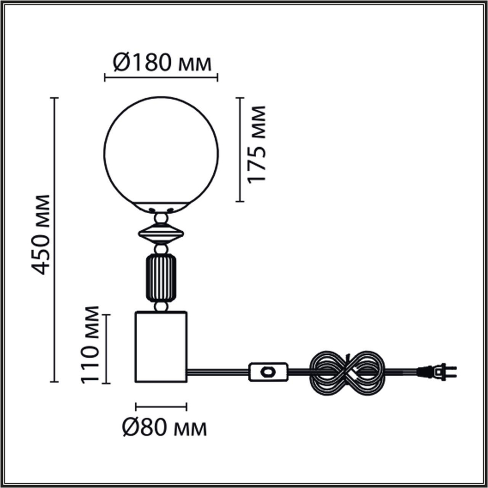 6580/1T CLASSI LN25 53 французское золото, серый/белый металл, керамика/стекло Лампа настольная E14 1*40W 220V VIVIEN