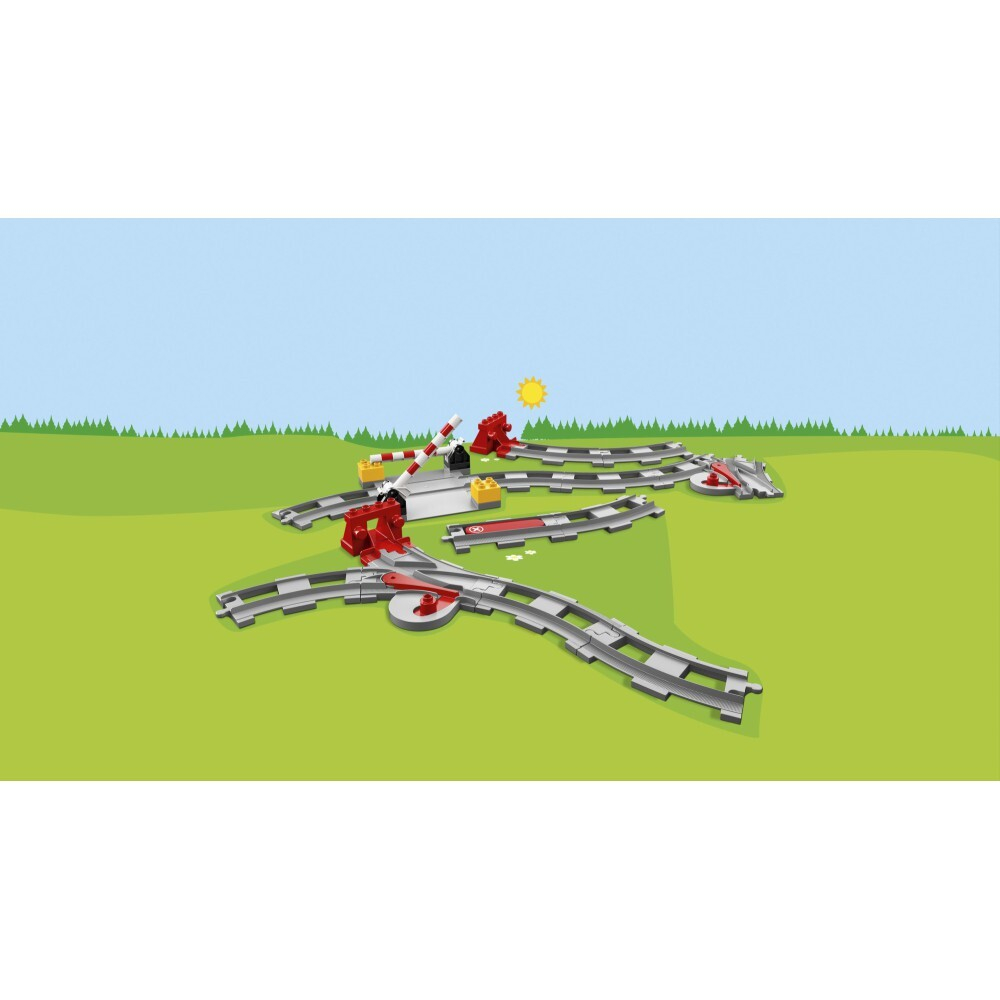 LEGO DUPLO Town - Железнодорожные пути 10882 / артикул 10882 / GTIN 5702016117288