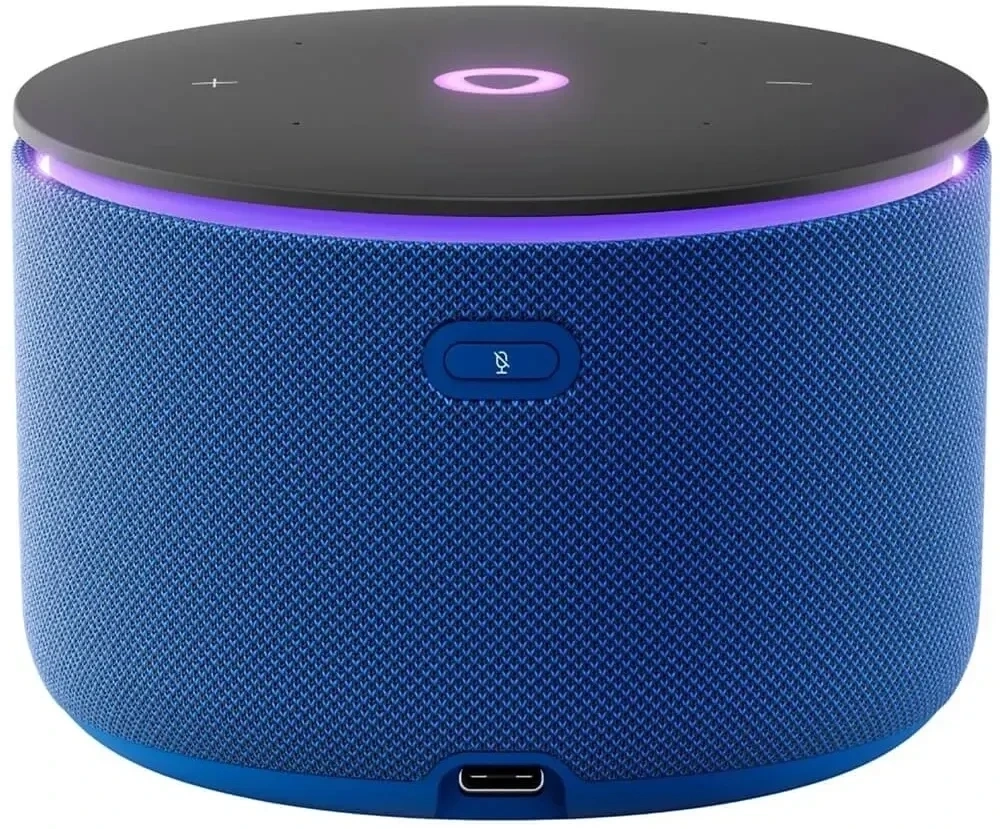 Умная колонка Yandex Станция Мини 3 Про Алиса синий 18W 1.0 BT/Wi-Fi (YNDX-00059BLU)