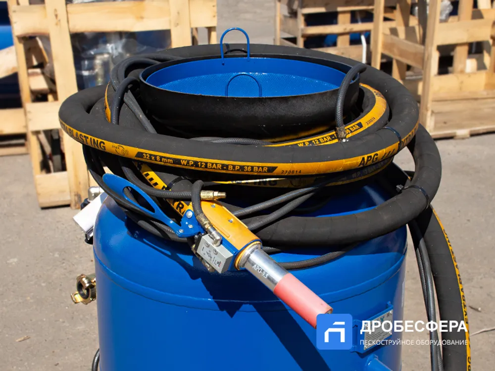 Рукав напорный ДУ32 - 20 метров с дистанционным управлением без сопла арт. АСО-150.28.00.000-01